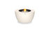 Ecosmart Fire Pod 40 Fire Pit Bowl - Bone Finish / Stainless Steel Burner - ESF.O.POD.40.BO